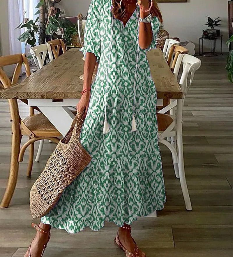 LUNA | Robe Midi Boho Chic Sans Effort