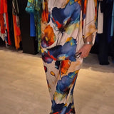 Ensemble Cachemire Imprimé Chic