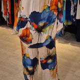 Ensemble Cachemire Imprimé Chic