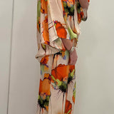 Ensemble Cachemire Imprimé Chic