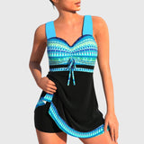 Ensemble de Maillot de Bain Coloré en Deux Pièces