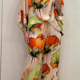 Ensemble Cachemire Imprimé Chic