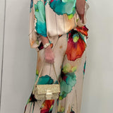 Ensemble Cachemire Imprimé Chic