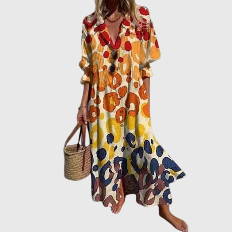 Zariah | Élégante Robe Maxi Bohémienne