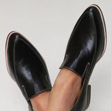 Zofia™ | Mocassins Patchwork Noir