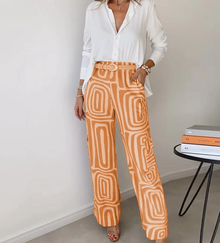 Lysa - Ensemble Chic et Confortable (Ceinture Incluse)