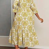 Molly - Robe Bohème à Motifs Mosaïques