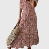 Amalia | Robe Maxi Vintage d'Été au Style Boho