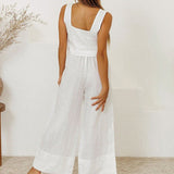 Megan - Ensemble Minimaliste avec Top et Pantalon Évasé