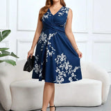 Danica - Robe Florale Enveloppante