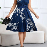 Danica - Robe Florale Enveloppante