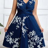 Danica - Robe Florale Enveloppante