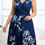 Danica - Robe Florale Enveloppante