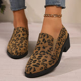 Angélique™ | Mocassins Imprimé Léopard