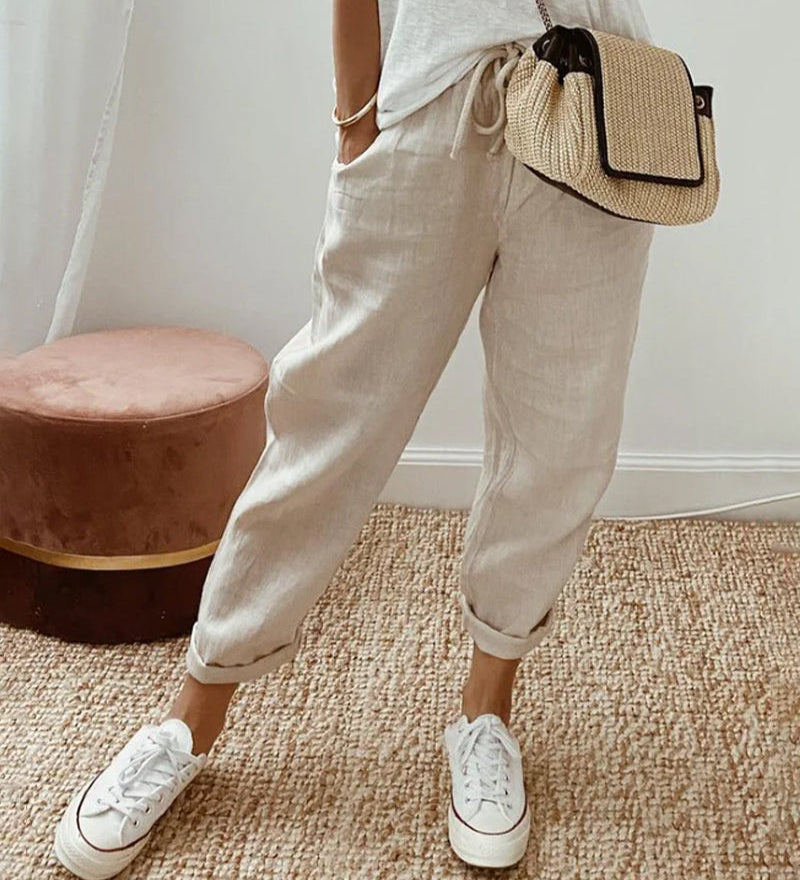 Élégant Pantalon Fluide et Confortable