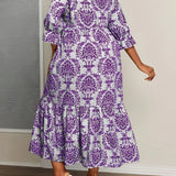 Molly - Robe Bohème à Motifs Mosaïques