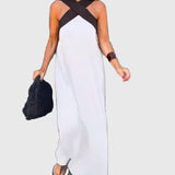 Elena | Élégante Robe Maxi Fluide