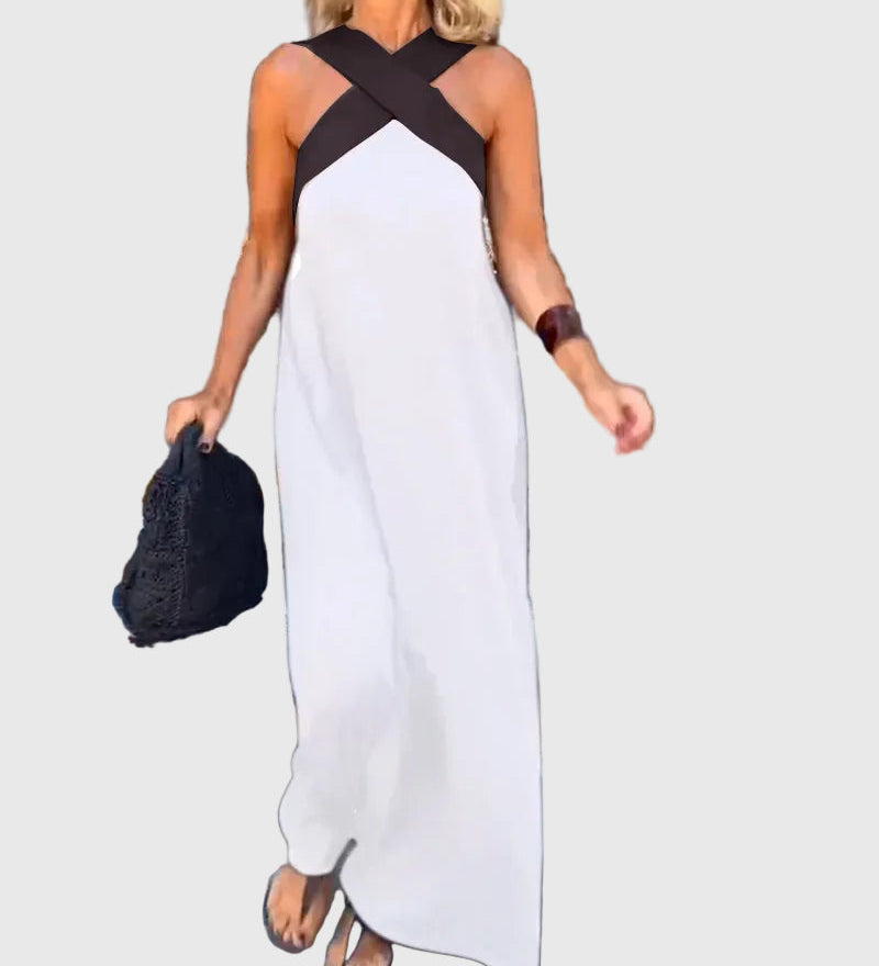 Elena | Élégante Robe Maxi Fluide