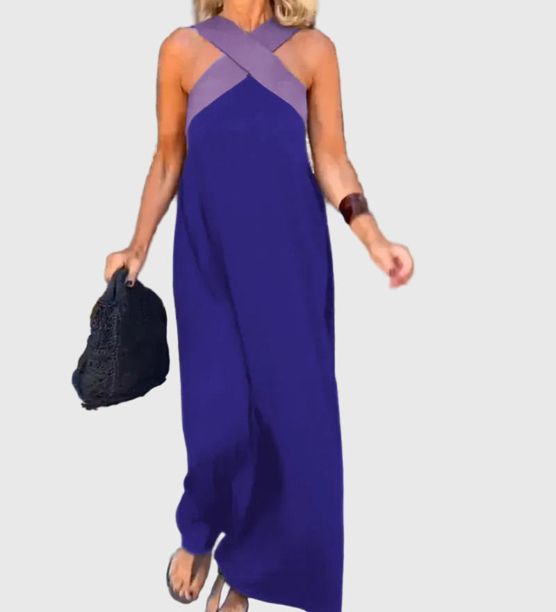 Elena | Robe Maxi Élégante et Fluide
