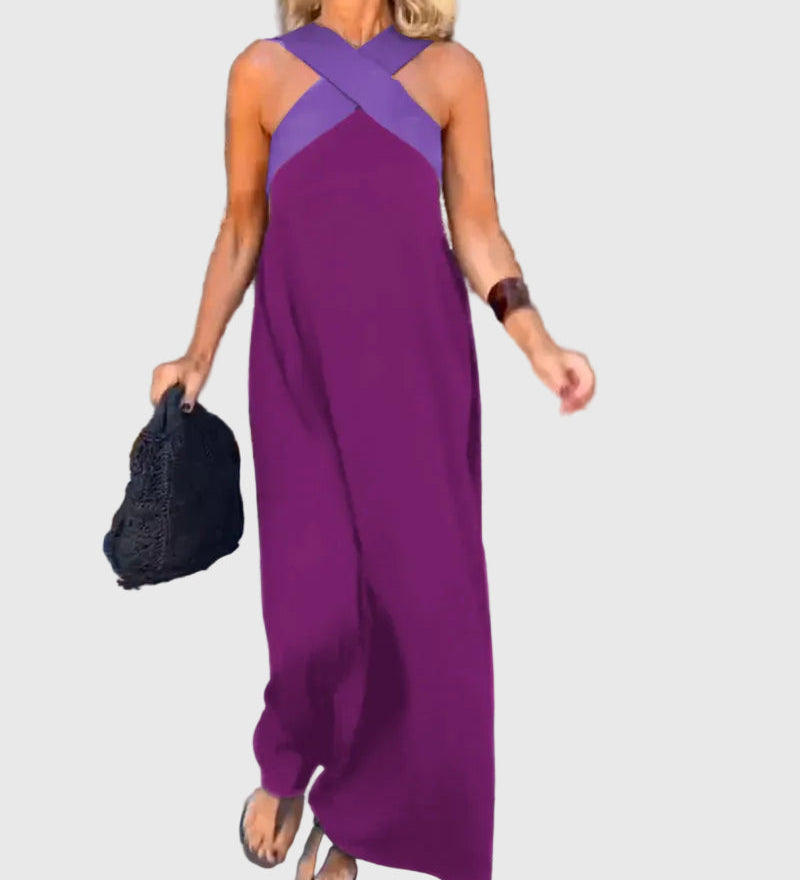 Elena | Élégante Robe Maxi Fluide