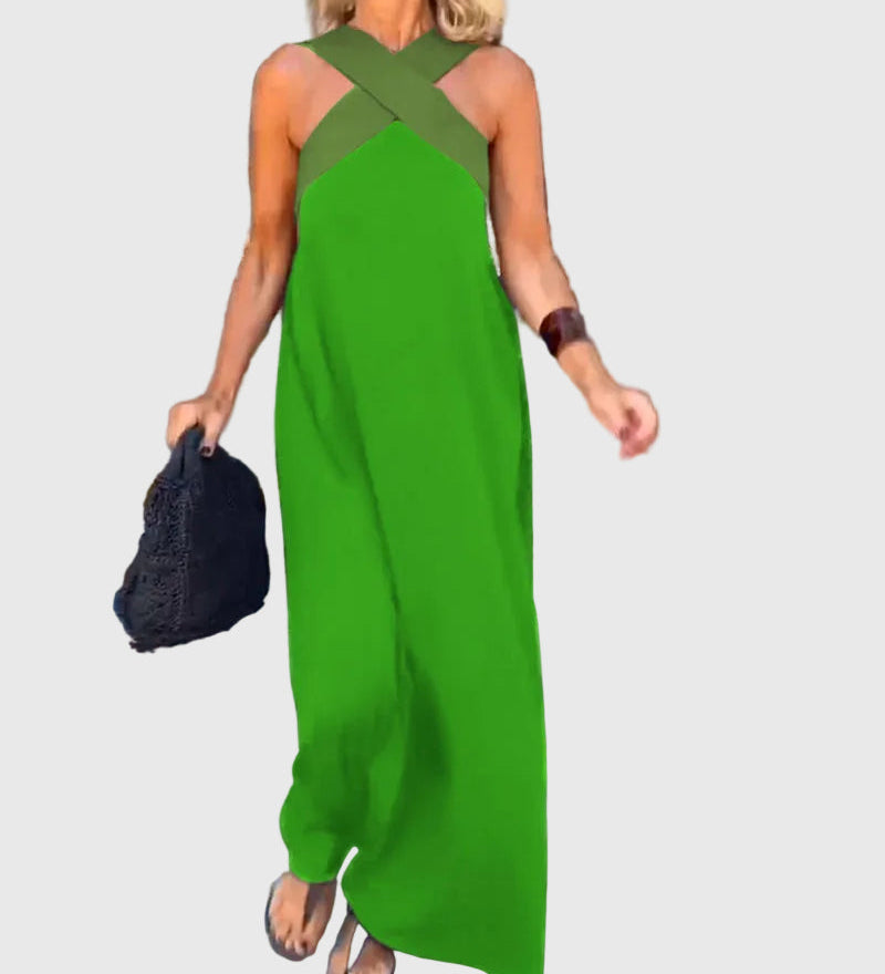 Elena | Robe Maxi Élégante et Fluide