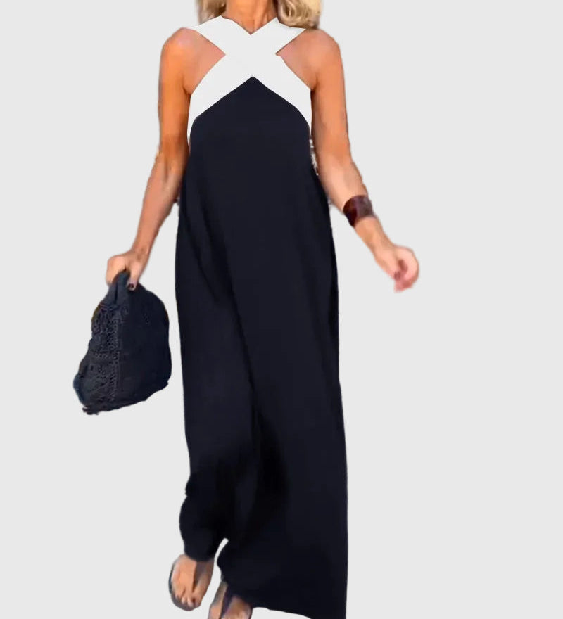Elena | Élégante Robe Maxi Fluide