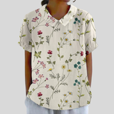 Élégant Haut Fleuri Confort