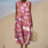 Robe d'Été Sans Manches Ultra Confortable