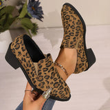 Angélique™ | Mocassins Imprimé Léopard