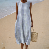 Robe d'Été Sans Manches Ultra Confortable