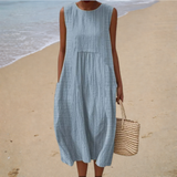 Robe d'Été Sans Manches Ultra Confortable