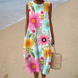 Robe d'Été Sans Manches Ultra Confortable