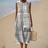 Robe d'Été Sans Manches Ultra Confortable
