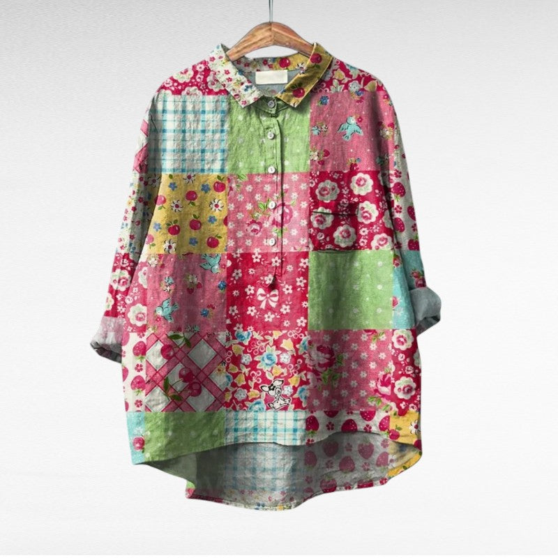 Thérèse | Élégante blouse d'été