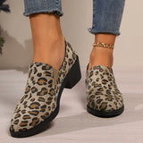 Angélique™ | Mocassins Imprimé Léopard