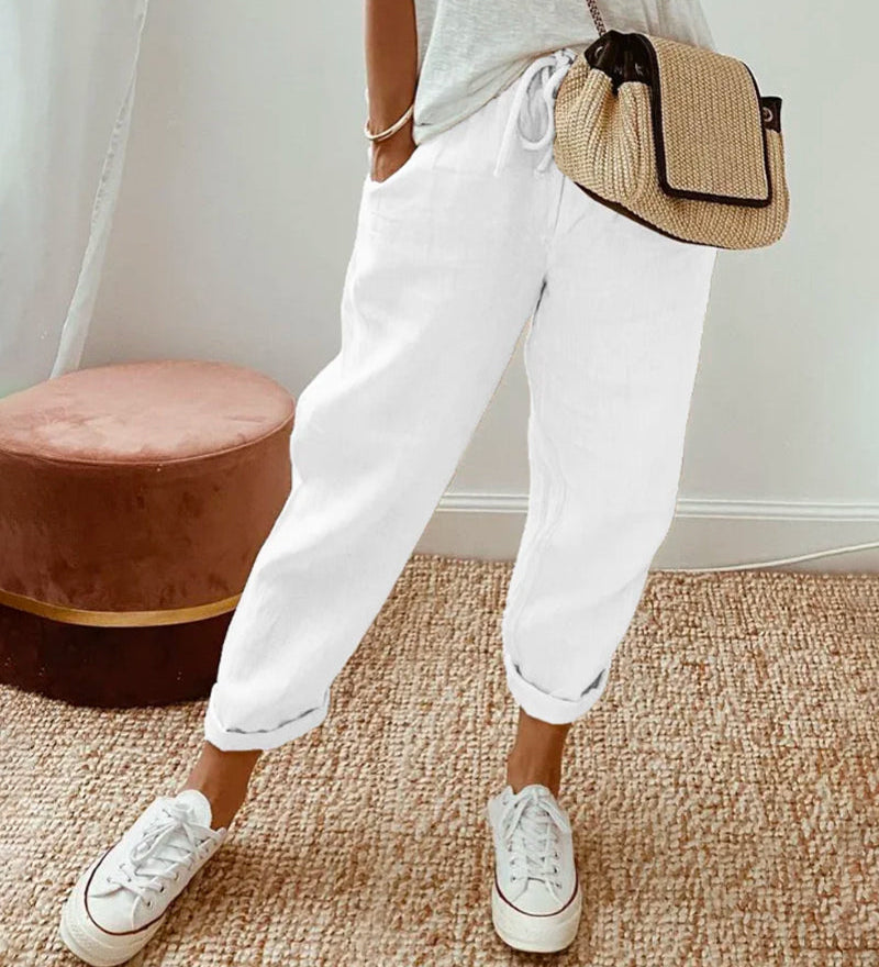 Élégant Pantalon Fluide et Confortable