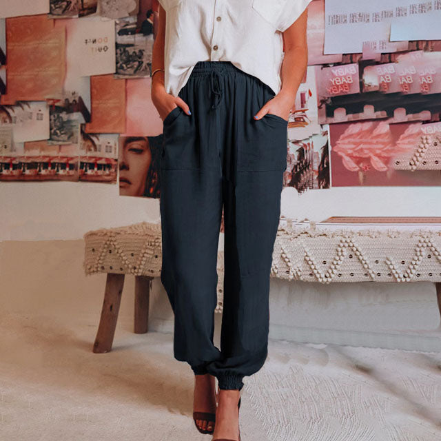 Kaeli – Pantalons Chic avec Cordon