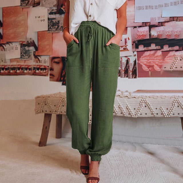 Kaeli – Pantalons Chic avec Cordon