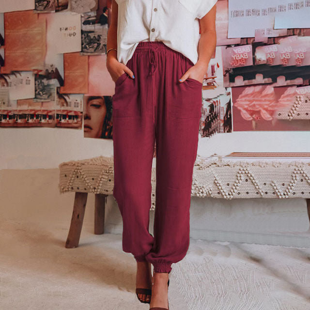Kaeli – Pantalons Chic avec Cordon