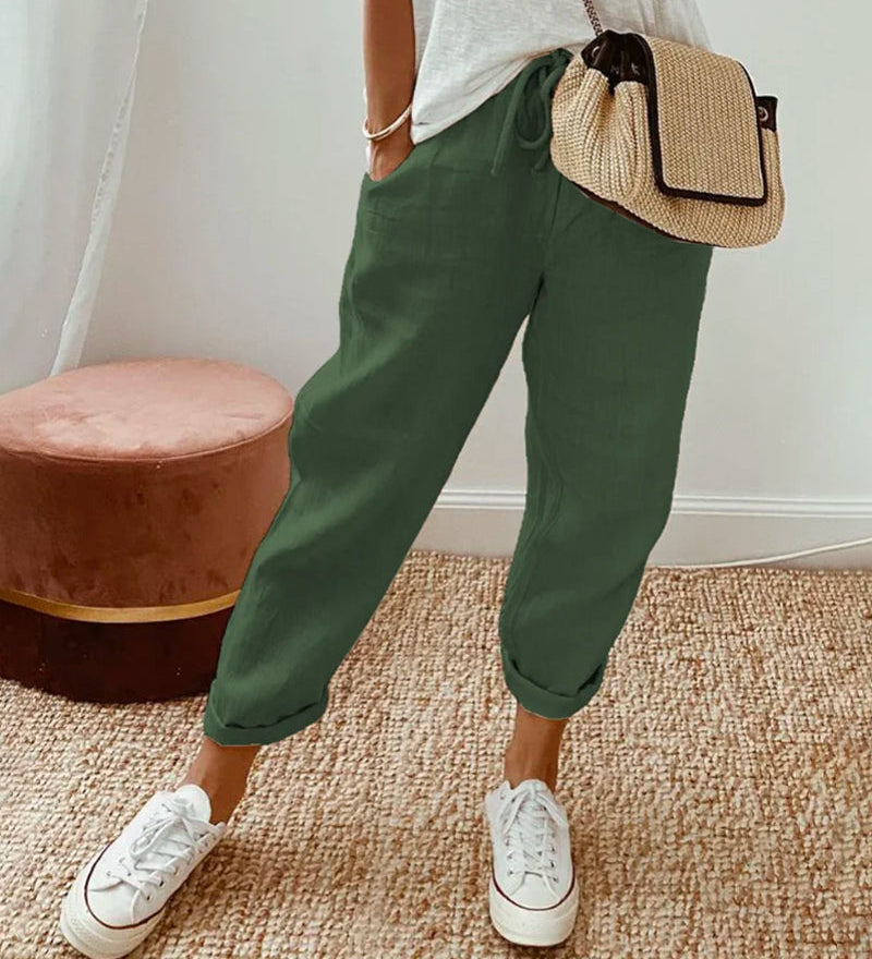 Élégant Pantalon Fluide et Confortable