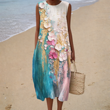 Robe d'Été Sans Manches Ultra Confortable