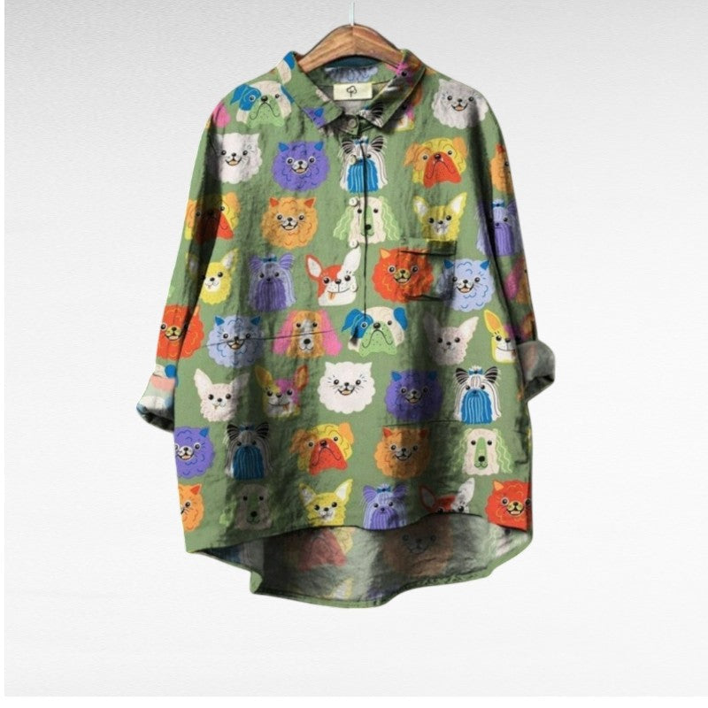 Amélie | Élégante blouse estivale
