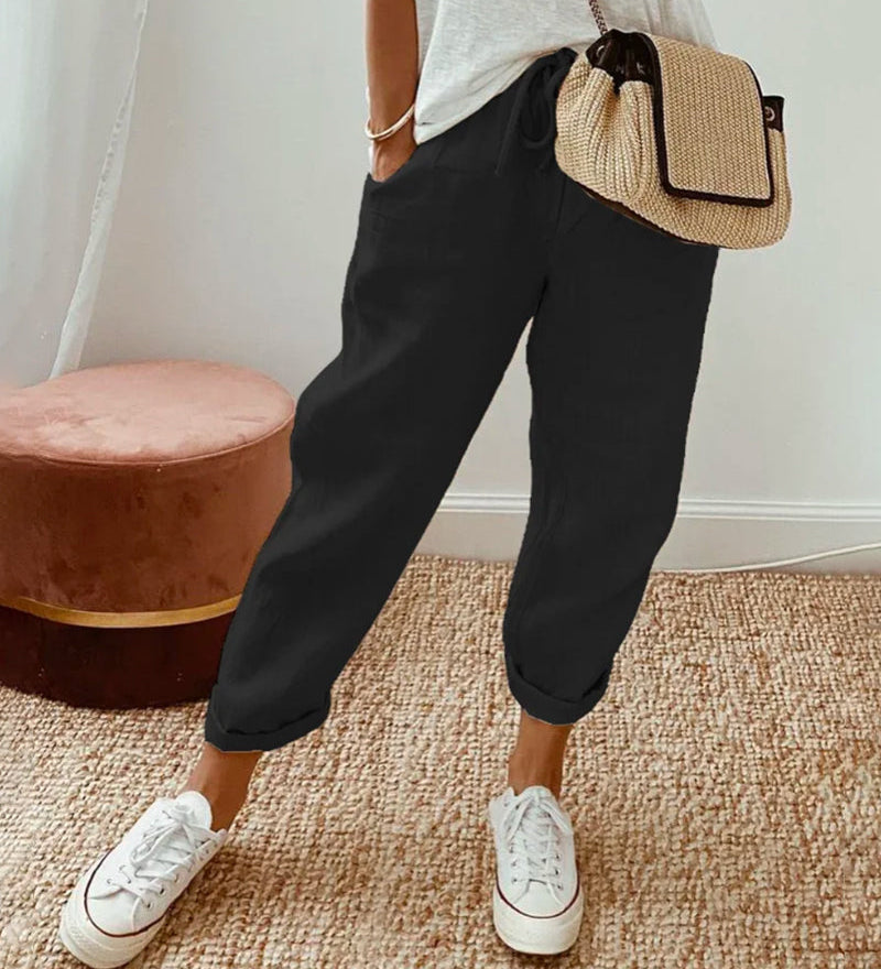 Élégant Pantalon Fluide et Confortable