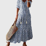 Amalia | Robe Maxi Vintage d'Été au Style Boho