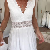 Circe - Camisole en Dentelle avec Col V