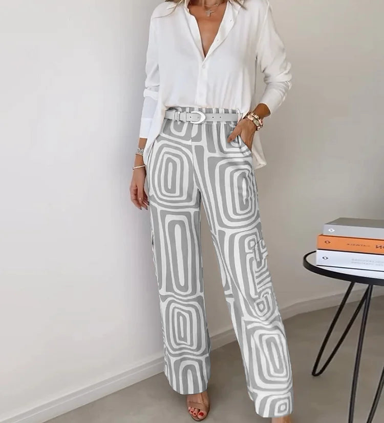 Lysa - Ensemble Chic et Confortable (Ceinture Incluse)