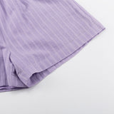 Viola - Ensemble Chemise à Boutons et Short Légers