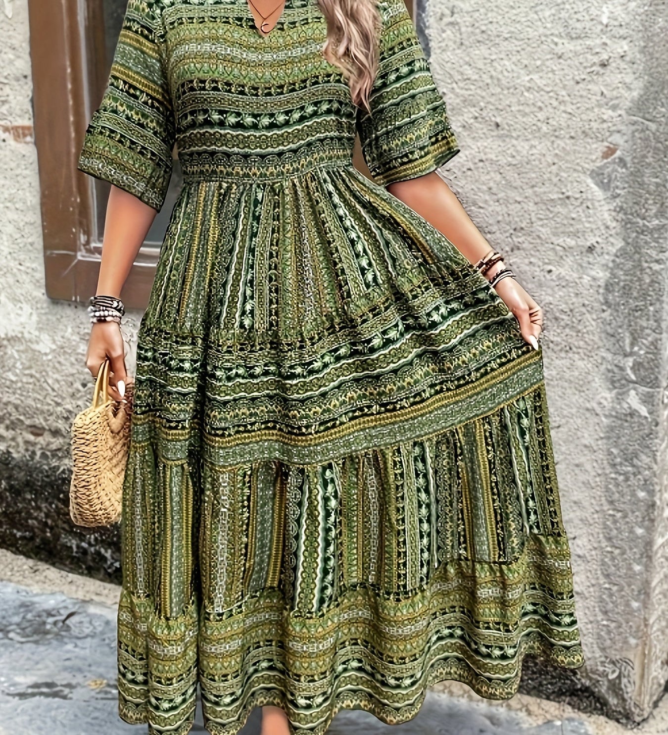 Joraine - Fluide Robe Ethnique