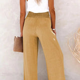 Riana - Pantalon Détendu à Taille Haute