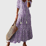 Amalia | Robe Maxi Vintage d'Été au Style Boho